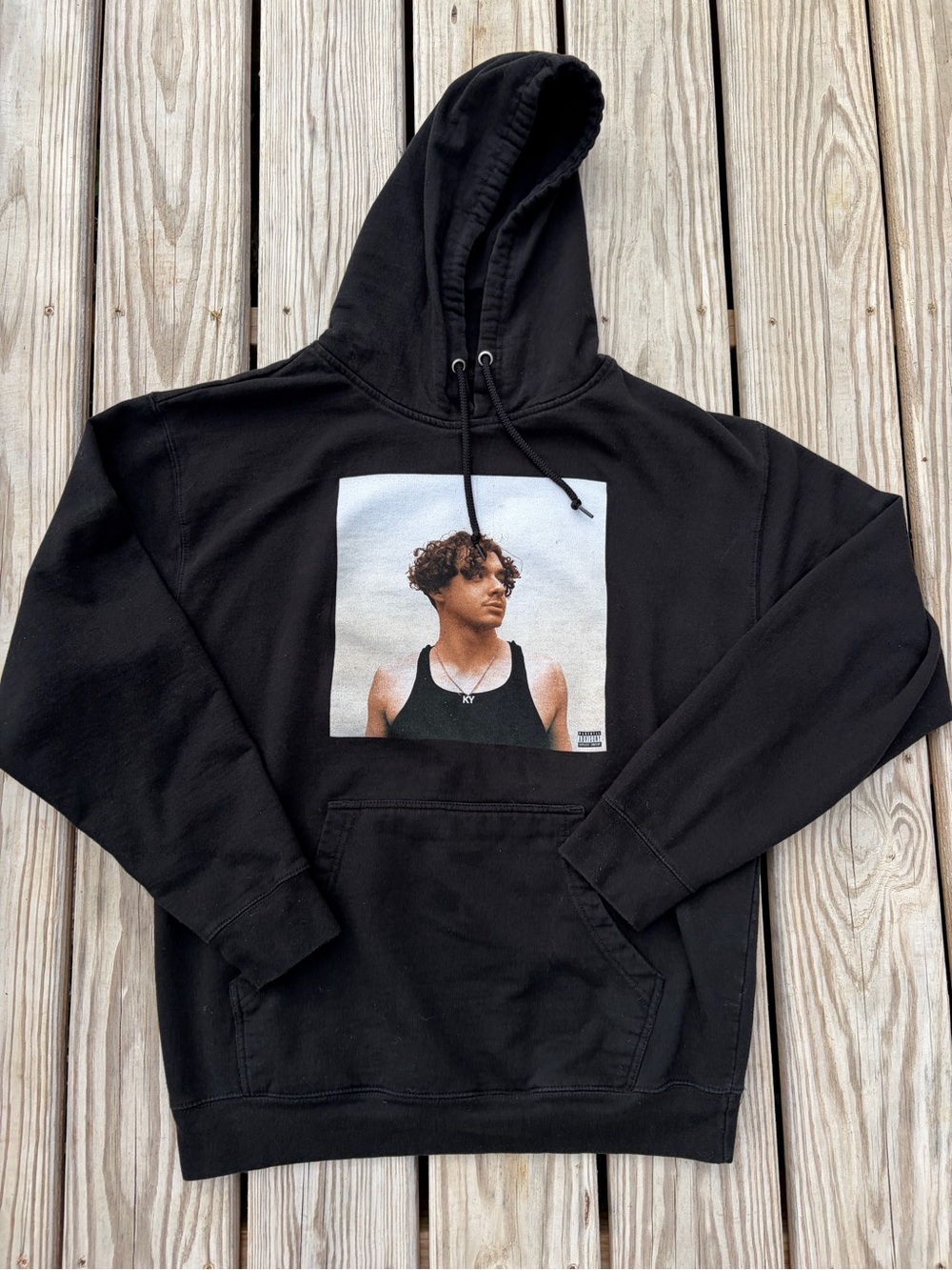 Jack Harlow Black Hoodie Size Large Confetti Louisville Ky Bullitt County